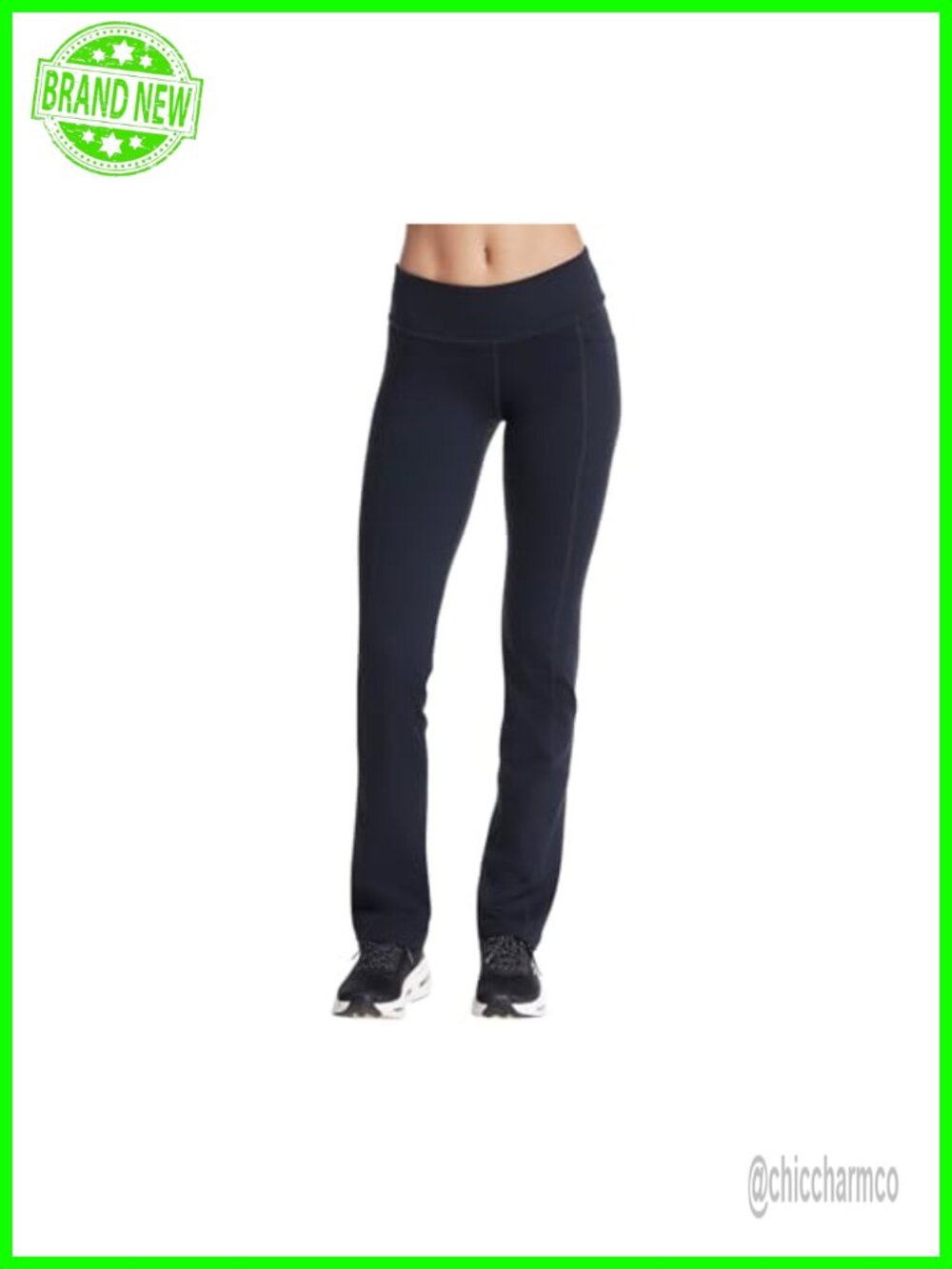 Skechers GO WALK OG Women's Sweatpants GOFLEX Active Fit Mid Rise Flared